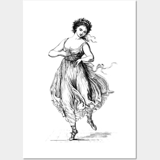 Italian Dancer 2 by Johann Gottfried Schadow Posters and Art